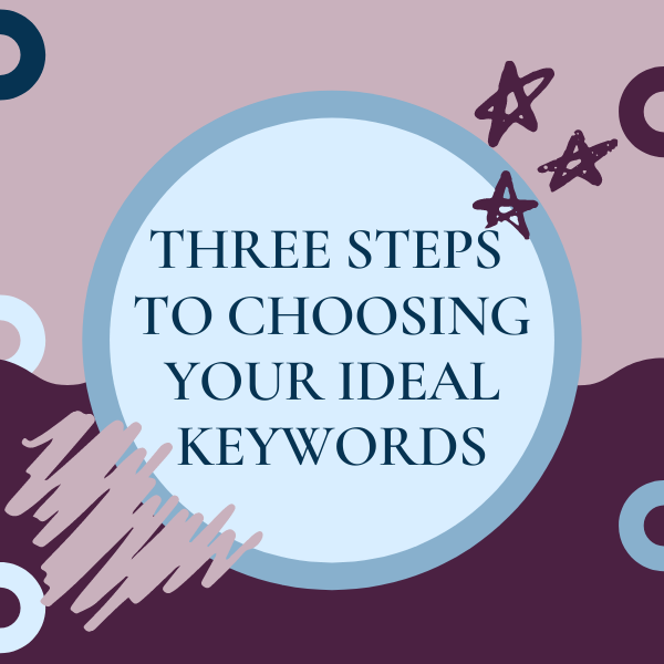 Three steps to choosing your ideal keywords